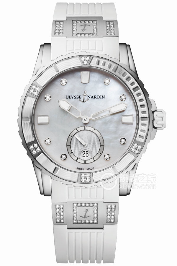 Ulysse Nardin diving watch 3203-190-3C/10.10 Automatic machinery, precision steel, 40mm