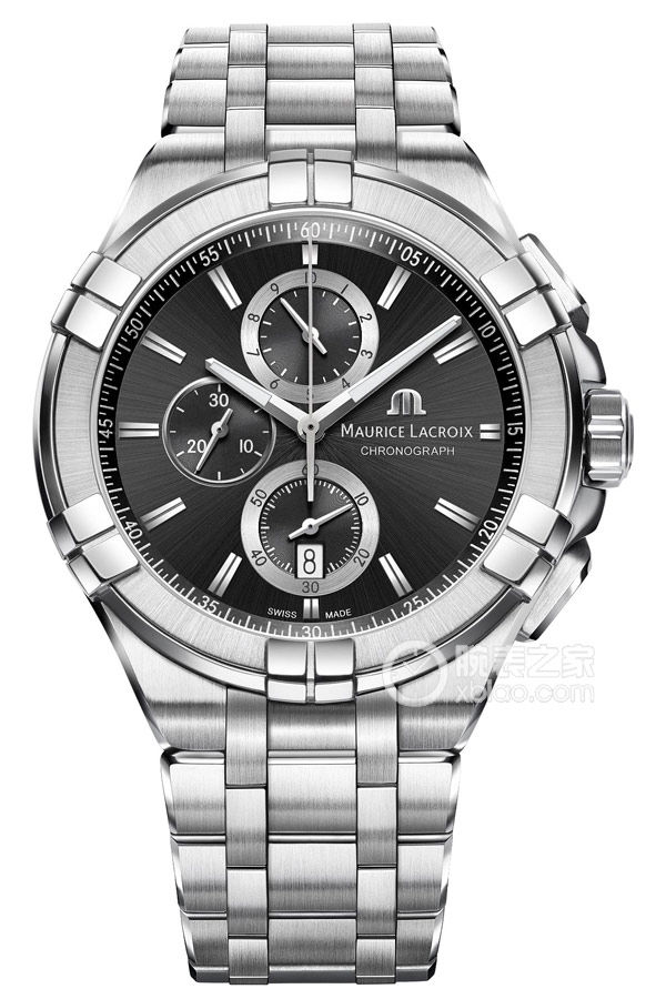 AIKON QUARTZAI1018-SS002-330-1 Quartz, Stainless Steel, 44mm