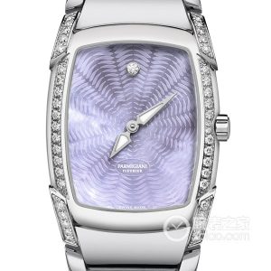 Parmigiani Fleurier PFC186-0020401-B00002 Quartz, stainless steel, set with 43 diamonds, weighing 0.34.8 x 24.8 mm