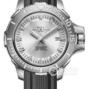 Bohr Engineers Hydrocarbon DM3000A-PCJ-SL Automatic machinery, titanium; stainless steel unidirectional rotating outer ring with patented adjustment system, 43mm