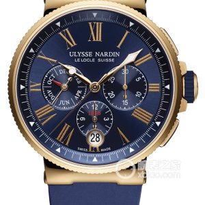 Ulysse Nardin 1532-150-3/43 Automatic mechanical movement, 18K rose gold [5N] case, 43mm - Image 1