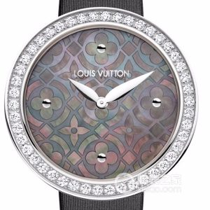Louis Vuitton High Jewelry Collection Q4K010 Quartz, 18k white gold, set in 53.30mm