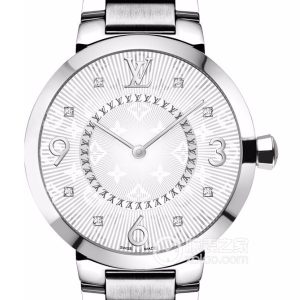 Louis Vuitton Tambour Slimq 12MG4 Quartz, stainless steel, 28mm