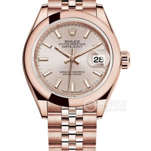 Rolex Women's Datejust M279165-0003 Automatic mechanical, 18k rose gold, 28mm
