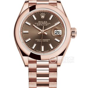Rolex Women's Datejust M279165-0007 Automatic mechanical, 18k rose gold, 28mm