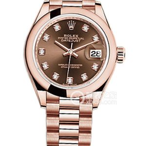 Rolex Women's Datejust M279165-0015 Automatic mechanical, 18k rose gold, 28mm