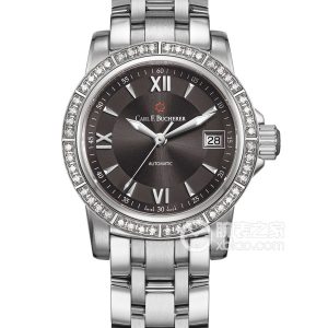 Carl F. Bucherer Patravi 00.10621.08.35.95 Automatic machinery, stainless steel with diamond inlay, 27mm