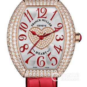 Franck Muller Ladies' Collection 5000 H SC D3 1P Rose Gold Quartz, 18k rose gold with diamonds, 34.5x39.8mm (Discontinued) - Image 1