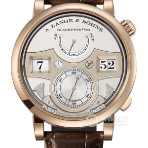 Lange ZEITWERK 143.050 Manual mechanical movement, 18K honey gold, 44.2mm - Image 1