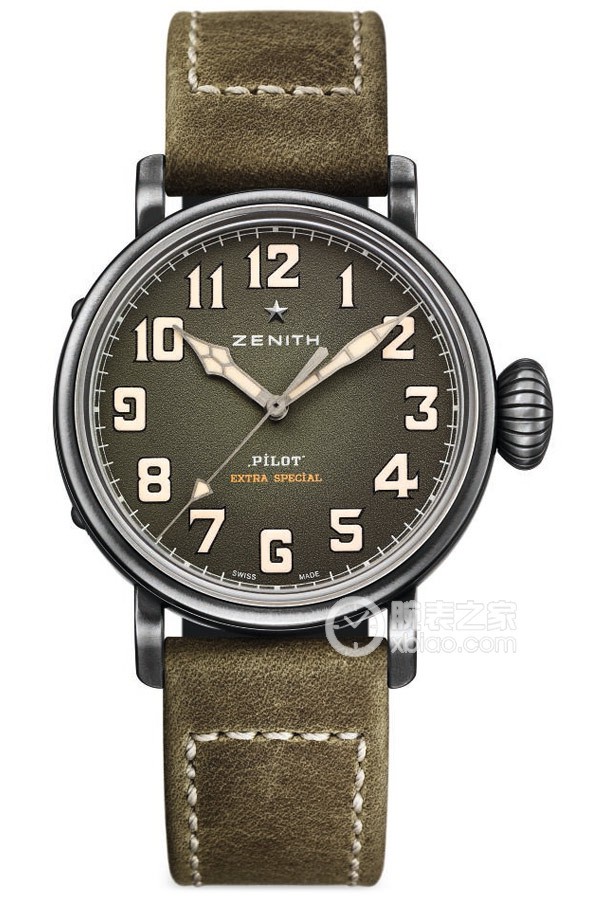Zenith Pilot 11.1940.679 / 93.C800 Automatic machinery, distressed steel, 40mm