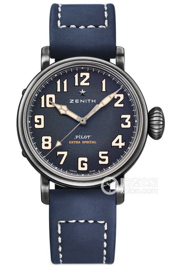 Zenith Pilot 11.1940.679 / 53.C808 Automatic machinery, distressed steel, 40mm