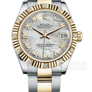 Rolex Women's Datejust M178313-0033 Automatic machinery, oyster steel, 31mm - Image 1