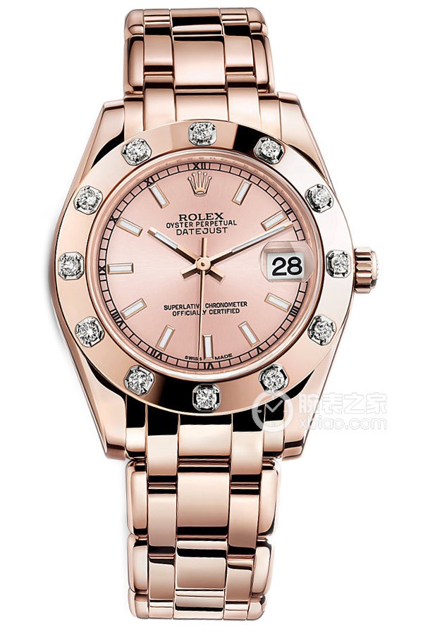 Rolex PEARLMASTER m81315-0021 Automatic mechanical, 18k rose gold, 34mm