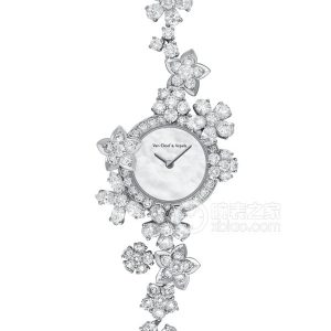 Van Cleef & Arpels High Jewelry Watch VCARM94000 Quartz, 18k white gold, 23mm - Image 1