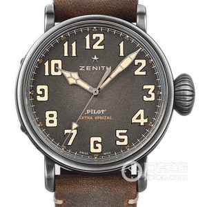 Zenith Pilot 11.2430.679/21.C801 Automatic mechanical parts, retro-style stainless steel, 45mm - Image 1