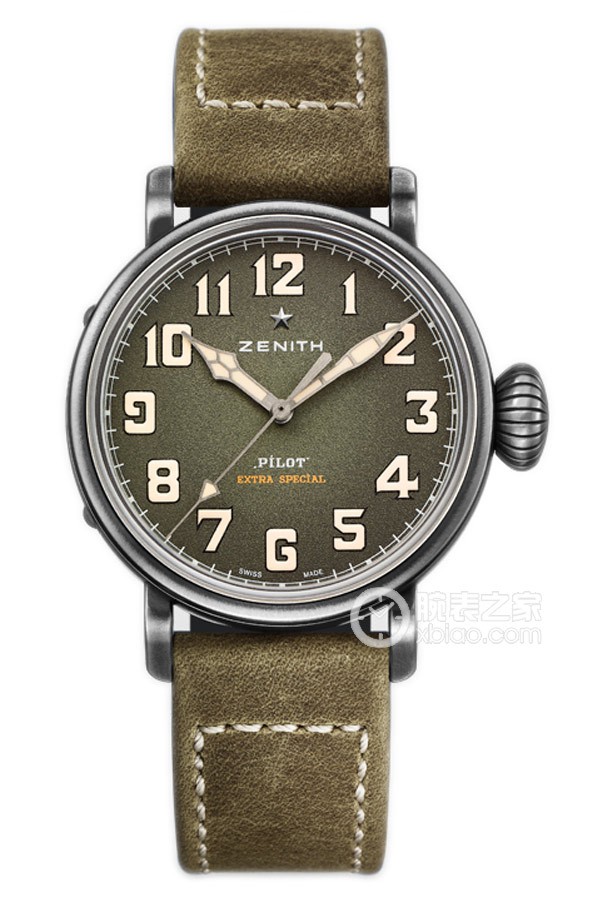 Zenith Pilot 11.1943.679/63.C800 Automatic mechanical parts, retro-style stainless steel, 40mm