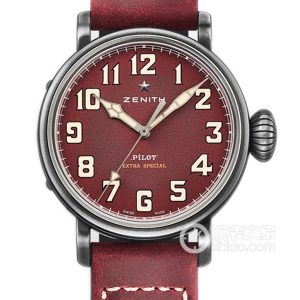 Zenith Pilot 11.1941.679/94.C814 Automatic mechanical parts, retro-style stainless steel, 40mm - Image 1