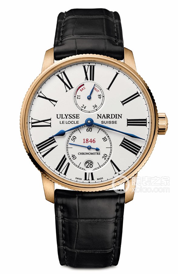Ulysse Nardin Marine 1182-310/40 Automatic mechanical, 18k rose gold, 42mm