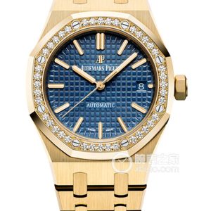 Audemars Piguet Royal Oak 15451BA.ZZ.1256BA.01 Automatic machinery, 18k gold, 37mm - Image 1