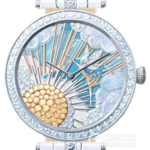 Van Cleef & Arpels Lady Arpels Jour Féerique watches Manual mechanical movement, 18k white gold, set with round diamonds, 41mm - Image 1