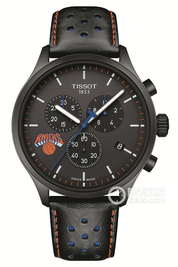 Tissot Sport NBA Team Special Edition - New York Knicks Quartz, black PVD coating, 45mm