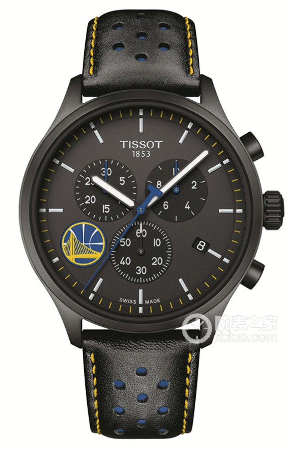 Tissot Sport NBA Team Special Edition - Warriors Quartz, black PVD coating, 45mm