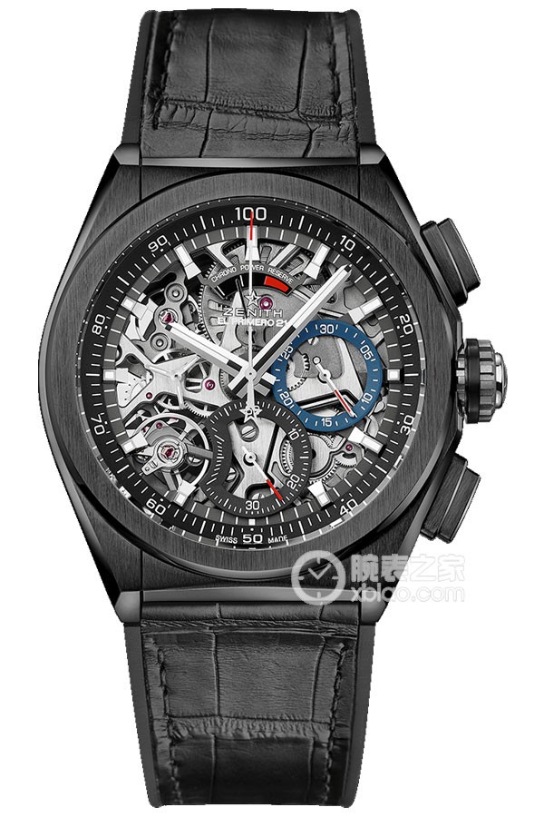 Zenith Peak 49.9000.9004/78.R582 Automatic machinery, black ceramic, 44mm