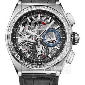 Zenith Peak 33.9000.9004/78.R582 Automatic mechanical, 18k white gold, 44mm - Image 1