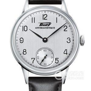 Tissot Vintage Classic 2018 Reissue Watch - Black Strap Manual mechanical parts, 316L stainless steel, 42mm - Image 1