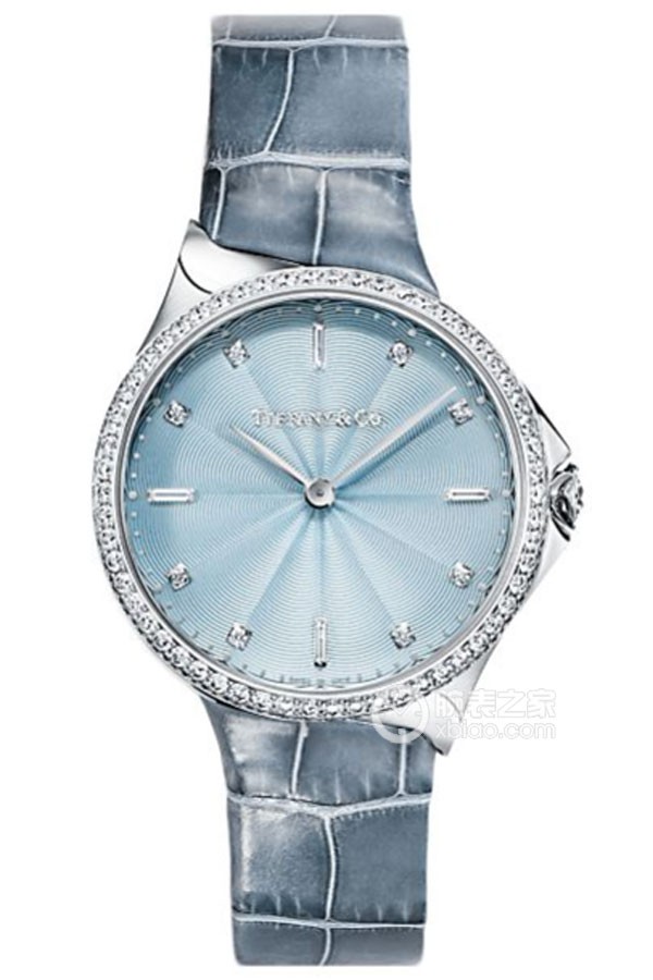 Tiffany Metro 60874832 Quartz, stainless steel, set with round brilliant-cut diamonds, total weight 28mm