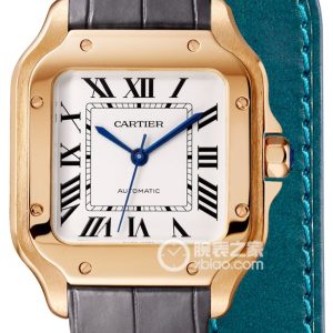Cartier Santos WGSA0012 (Medium) Automatic mechanical design, 18k rose gold, 35.1mm - Image 1