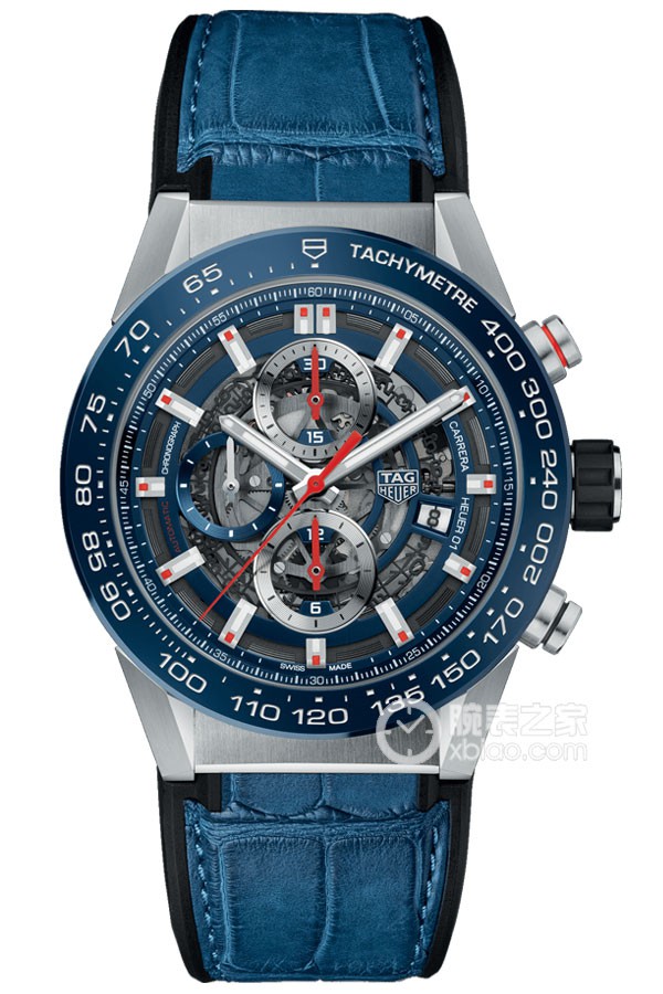 TAG Heuer Carrera CAR201T.FC6406 Automatic mechanical movement, brushed stainless steel, alternating finish stainless steel lugs, 43mm