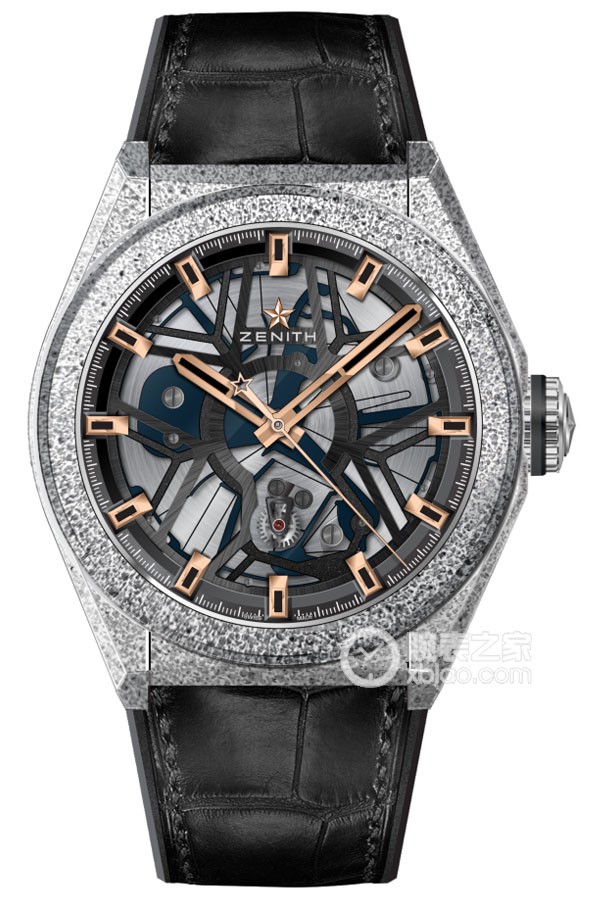 Zenith Lab B 3 Black Rose Gold Automatic machinery, Aeronith, 44mm