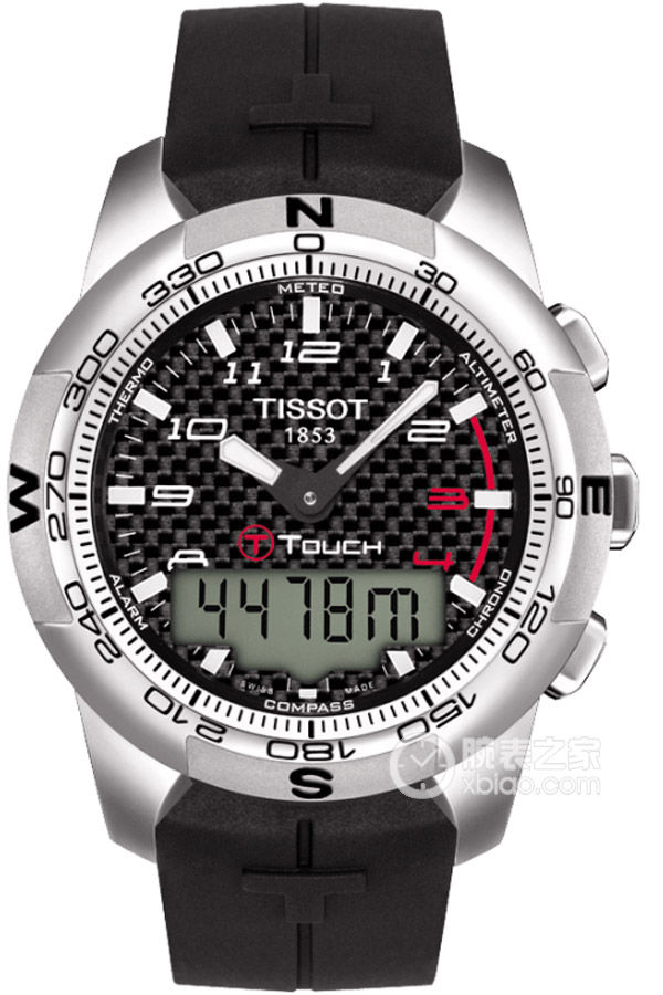 Tissot Touchscreen T047.420.47.207.00 Quartz, titanium, 43.3mm