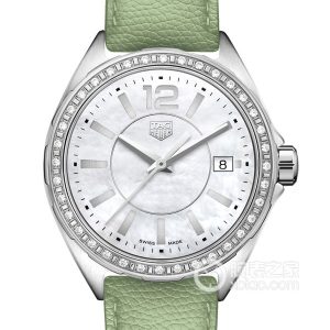 TAG Heuer F1 F1 Green Leather with Diamonds Quartz, steel, diamond-set bezel - Image 1