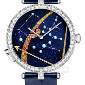 Van Cleef & Arpels Poetic Complications VCARO8TS00 Automatic mechanical, 18k white gold, 38mm - Image 1