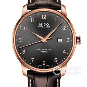Mido Bellencelli M037.608.36.062.00 Automatic machinery, PVD-coated rose gold stainless steel, 42mm - Image 1