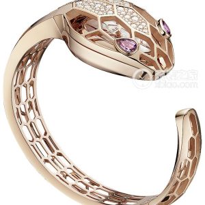 Bulgari Serpentis P36WGD1GD1SK.S 102753 18k rose gold, set with round brilliant-cut diamonds - Image 1