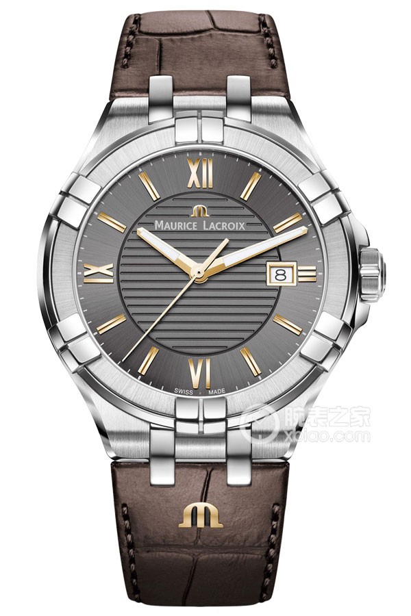 AIKON QUARTZAI1008-SS001-333-1 Quartz, Stainless Steel, 42mm