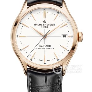 Baume & Mercier Clifton 10469 Automatic mechanical, 18K red gold, 39mm - Image 1