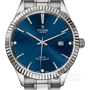Tudor Style M12710-0017 Automatic machinery, polished and brushed steel, 41mm - Image 1