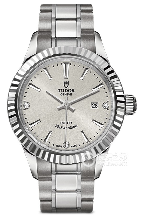 Tudor Style M12110-0007 Automatic machinery, polished and brushed steel, 28mm