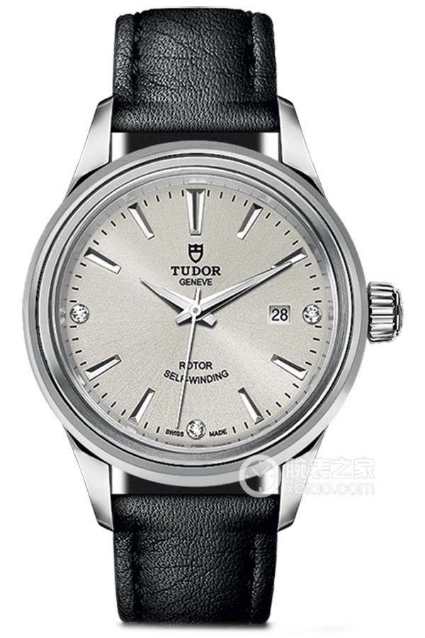 Tudor Style M12100-0007 Automatic machinery, polished and brushed steel, 28mm