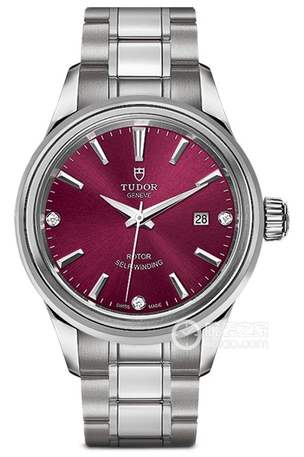 Tudor Style M12100-0015 Automatic machinery, polished and brushed steel, 28mm