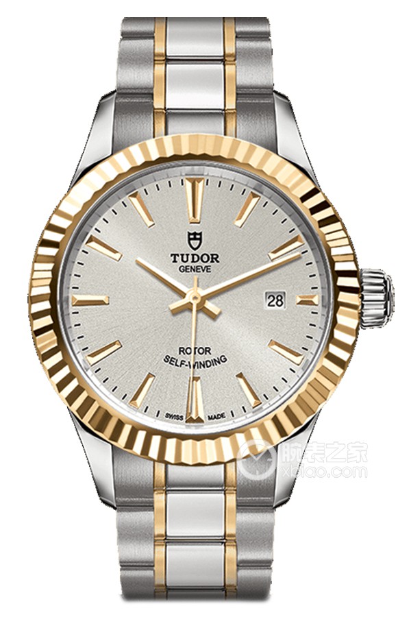 Tudor Style M12113-0003 Automatic machinery, polished and brushed steel, 28mm