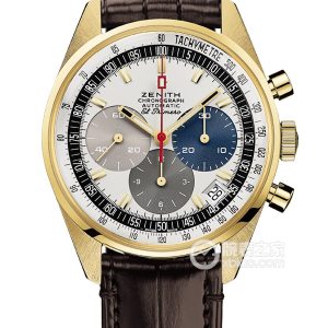 Zenith EL PRIMERO 65.A386.400.69.C815 Automatic machinery, 18k gold, 38mm - Image 1