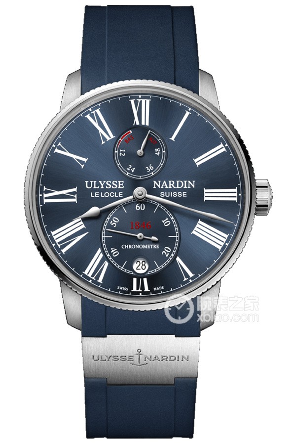 Ulysse Nardin Marine 1183-310-3/43 Automatic machinery, stainless steel, 42mm