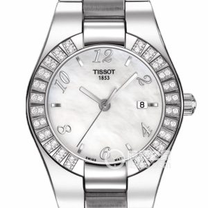 Tissot T-TRENDT043.210.11.117.01 Quartz, stainless steel with diamond setting, 32mm - Image 1