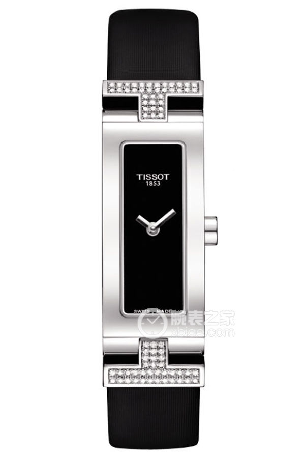 Tissot T-LadyT58.1.325.50 Quartz, stainless steel, set with precious gemstones, 34mm