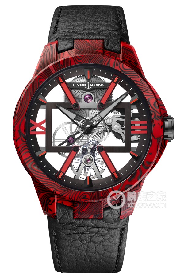 Ulysse Nardin BLAST3713-260/MAGMA Manual machinery, magma carbon fiber, 43mm
